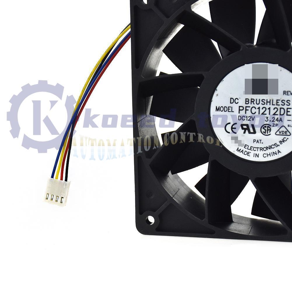 For Delta 12CM PFC1212DE DC12V 4.8A 12038 Violent General Cooling Fan 4Pin~