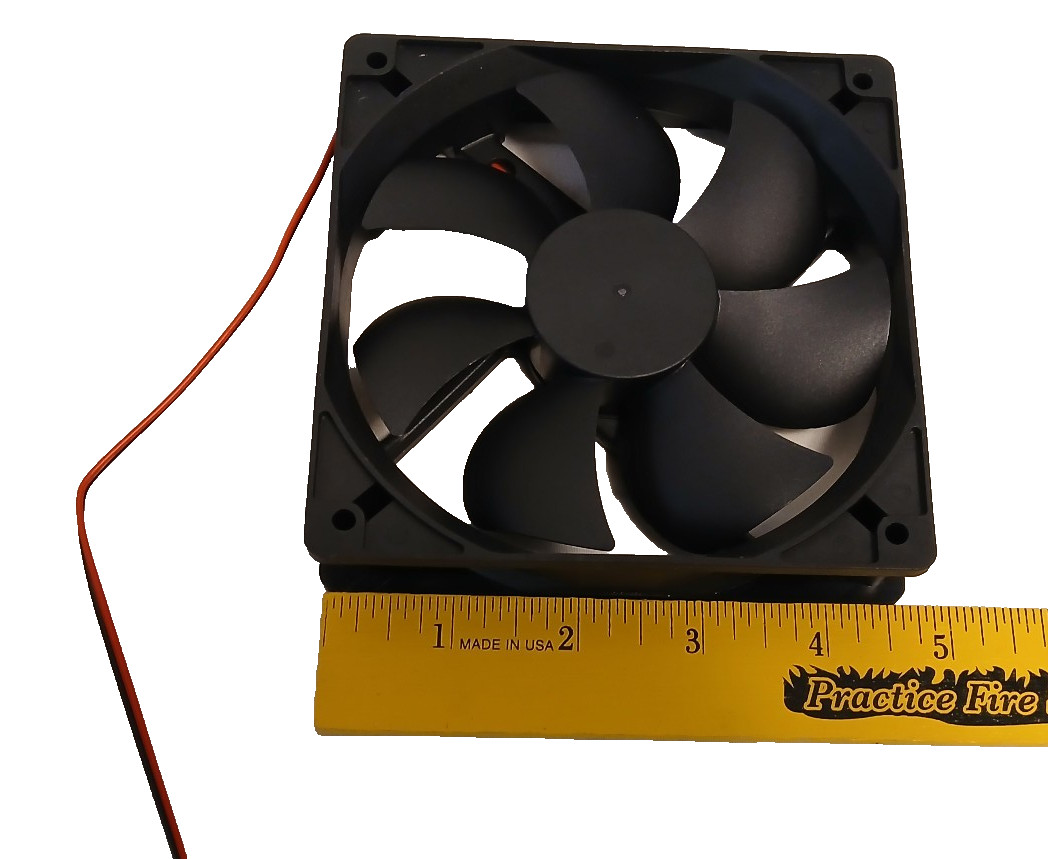 Pano-Mounts 120mm Case/PSU Cooling Fan DC 12V 0.25A 1600RPM w/ Grill