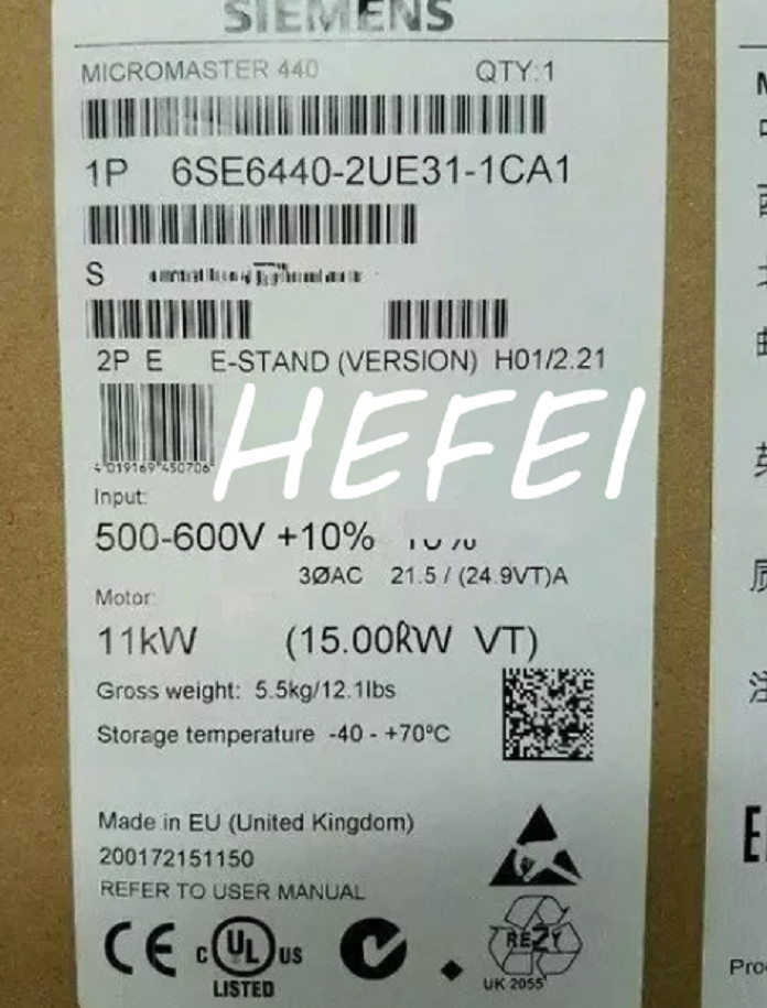 6SE6440-2UE31-1CA1 Inverter 11kw 6SE6440-2UE31-1CA1
