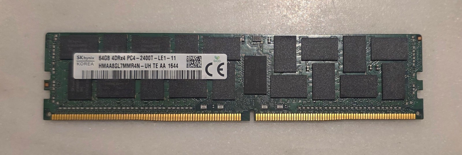 SK Hynix 64GB DDR4-2400 lrdimm Server Ram PC4-2400T-LE1-11 HMAA8GL7MMR4N-UH