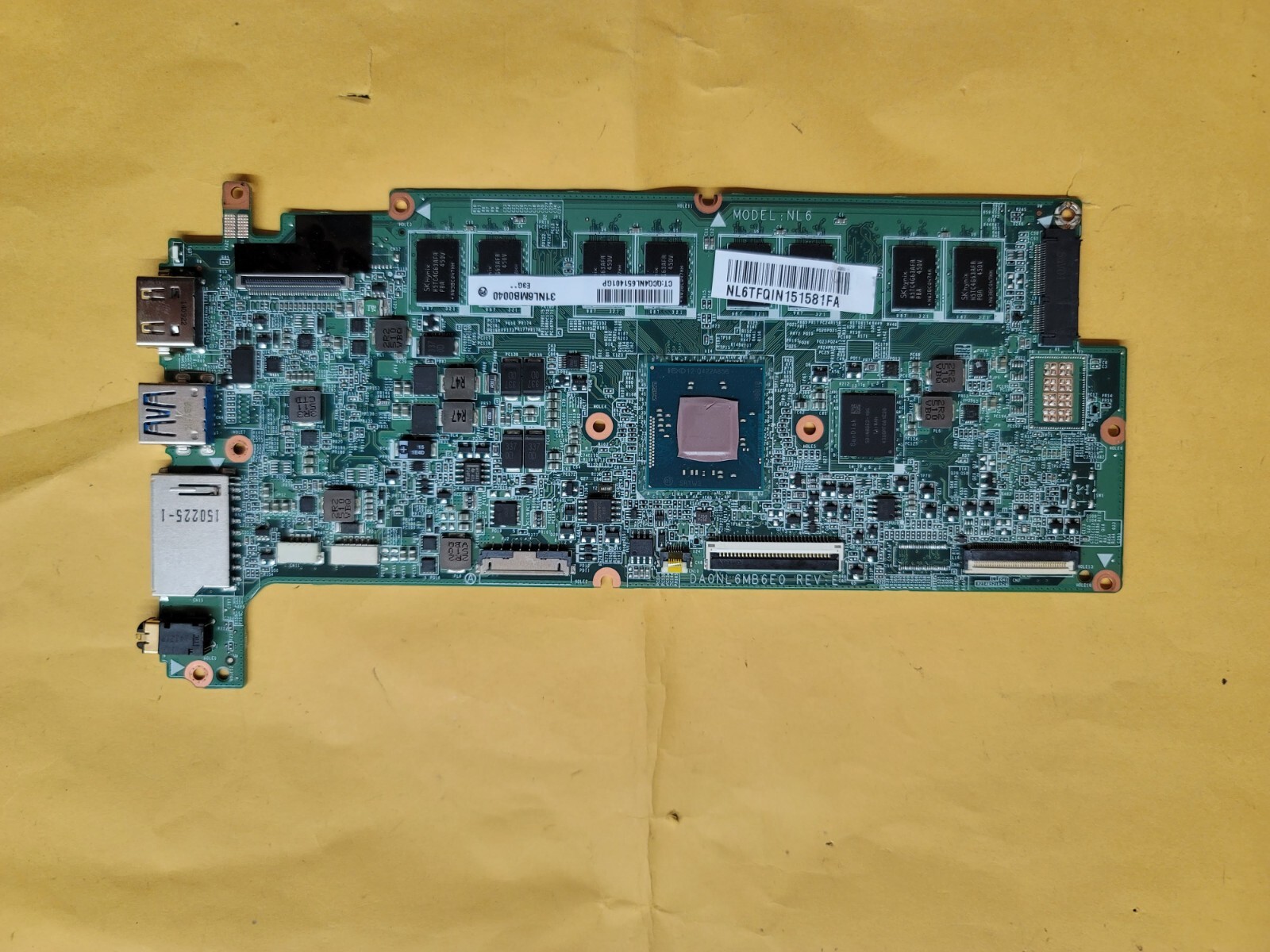 CTL Chromebook NL6 Education Laptop N2930 Motherboard – DA0NL6MB6E0 REV:E AS-IS