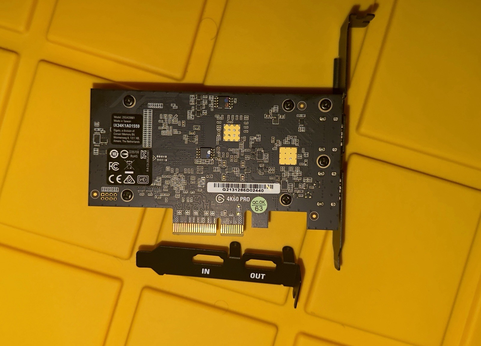 Elgato 4K60 Pro MK.2 PCIe Video Capture Card, HDMI In/Out, 2-Port – No Box