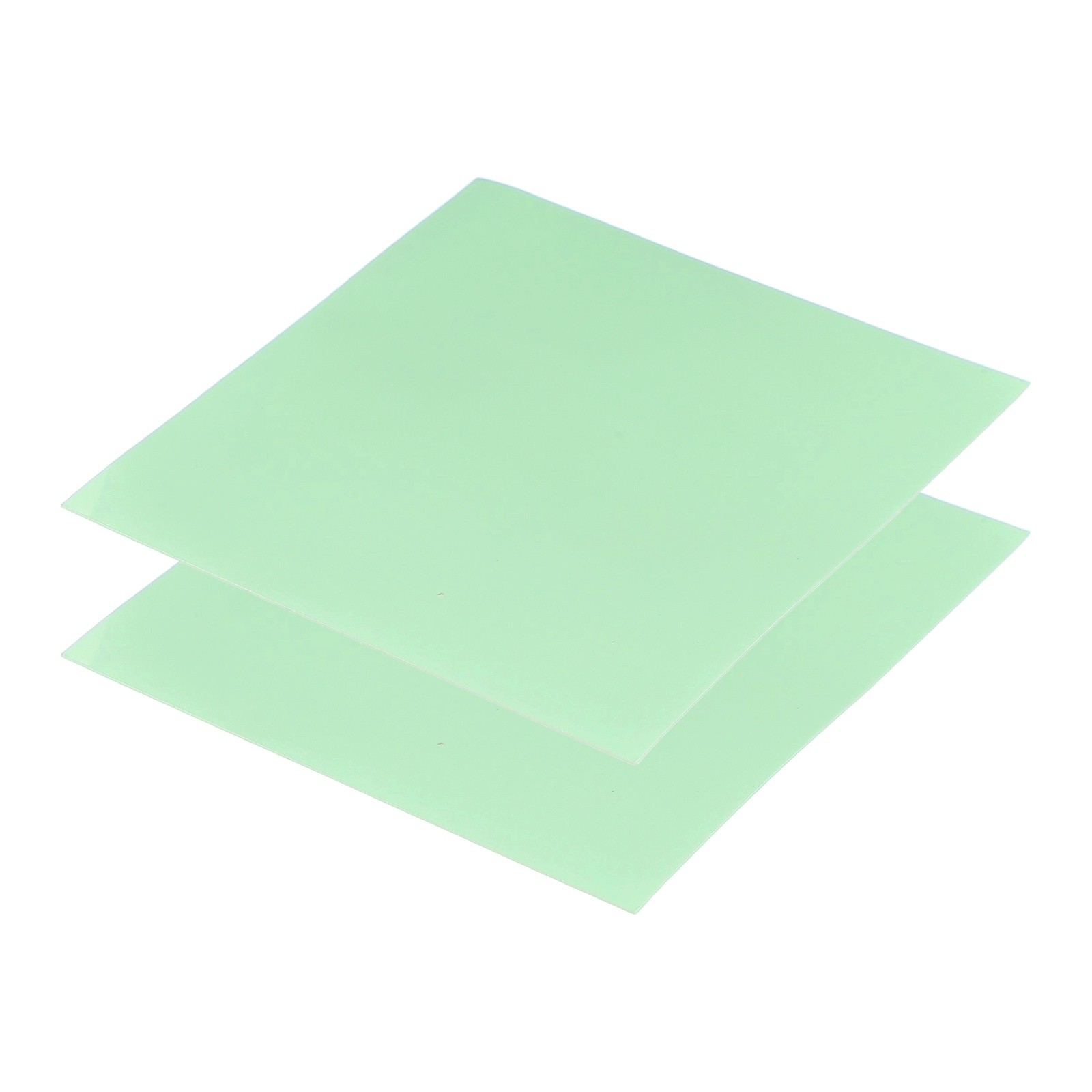 2 Pcs Thermal Pads 100x100x0.5mm for CPU GPU M.2 SSD NVMe Green
