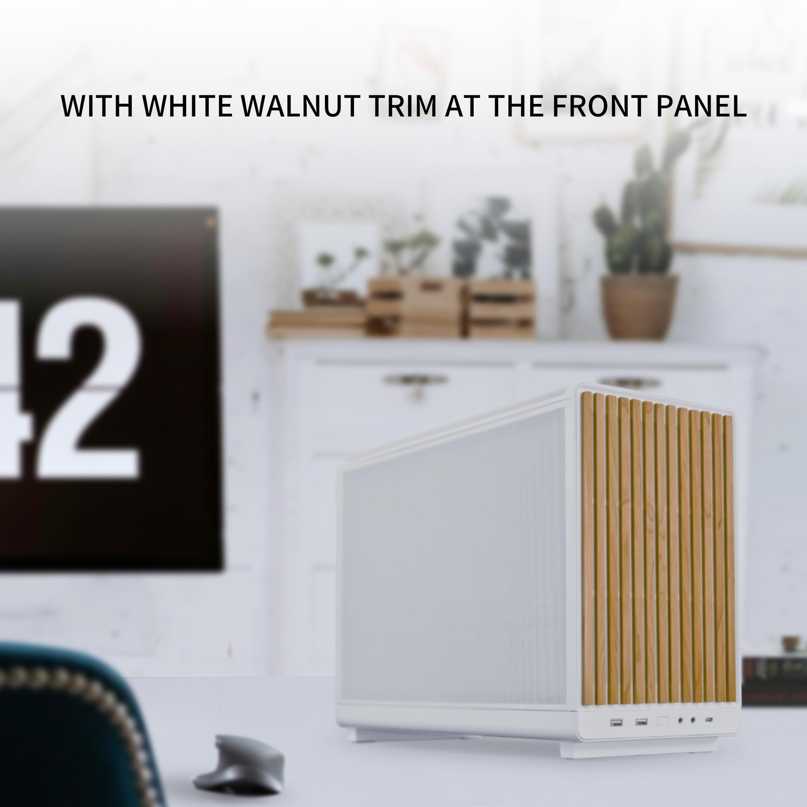 Lian Li A3-mATX PC Case – Wood Edition – Micro ATX Case – Supports 360mm AIO