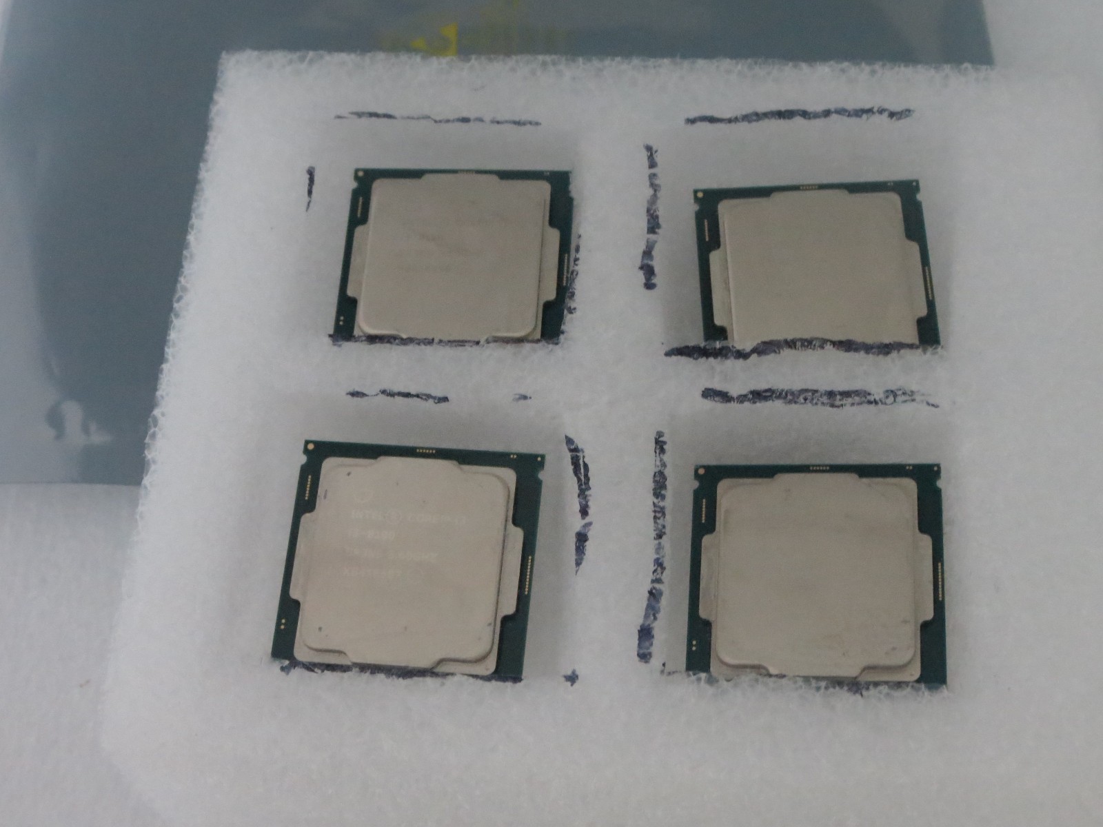 Lot of 4 Intel SR3N5 i3-8100 3.6GHz 6MB Cache Quad Core Processor’s Clean,Tested