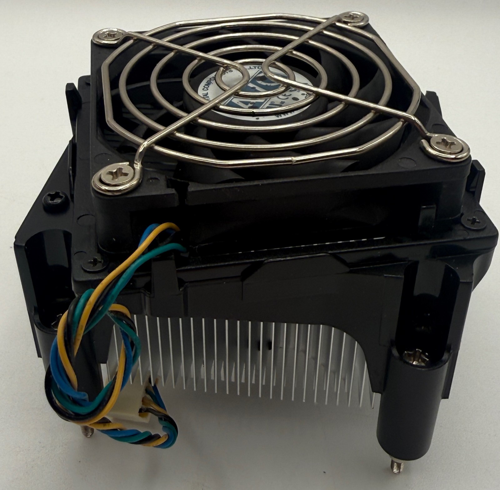 AVC CPU Heatsink Fan 4-Pin PWM Aluminum Server Cooler Assembly w/ Guard Used