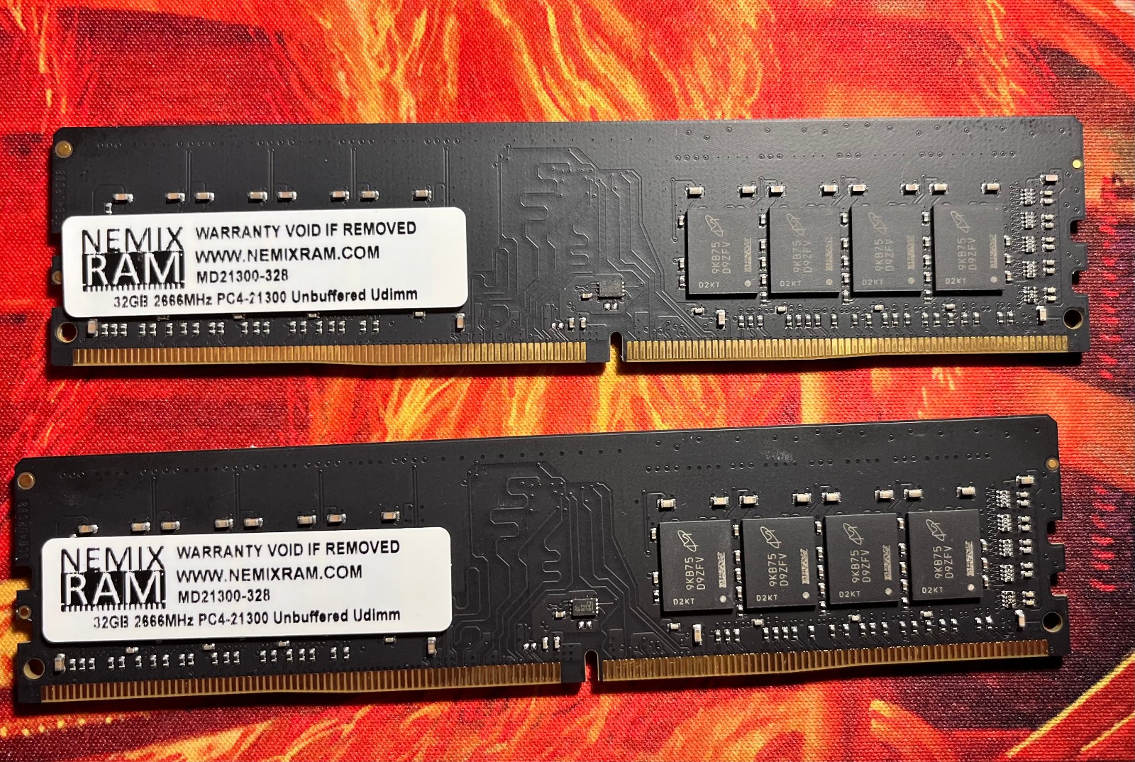 NEMIX RAM 64GB 2x32GB DDR4-2666 PC4-21300 ECC UDIMM Unbuffered