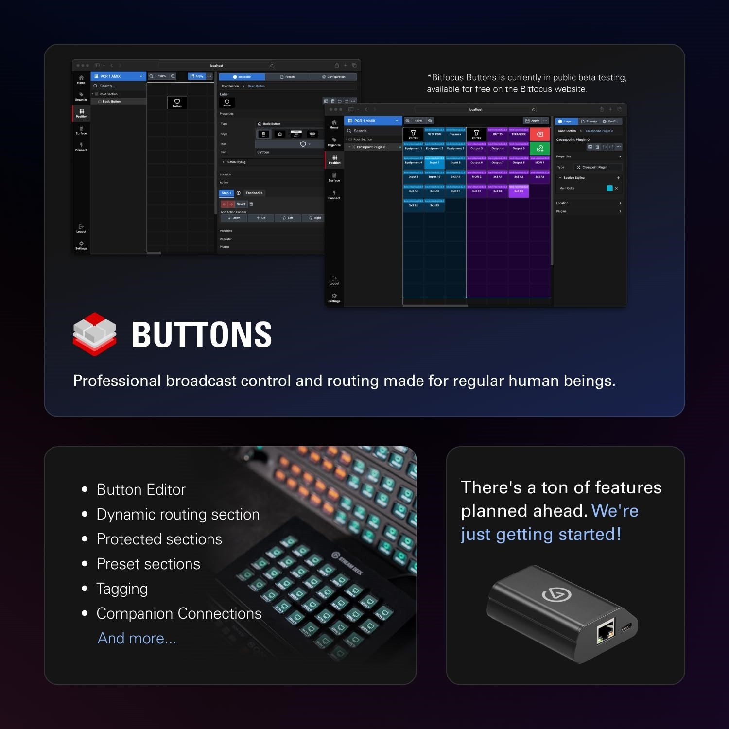 Elgato Network Dock for Stream Deck ? Wired Ethernet Adapter, PoE or USB Powered