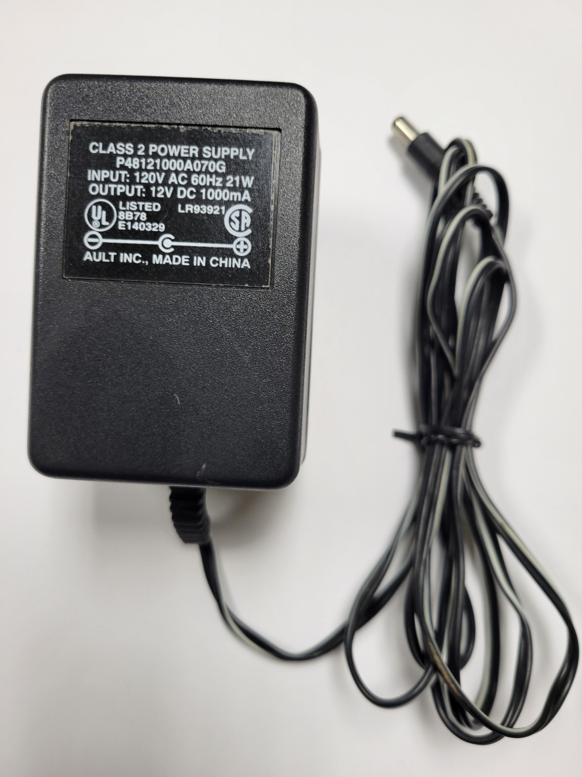 Ault Class 2 Power Supply, P48121000A070G 120V 12V
