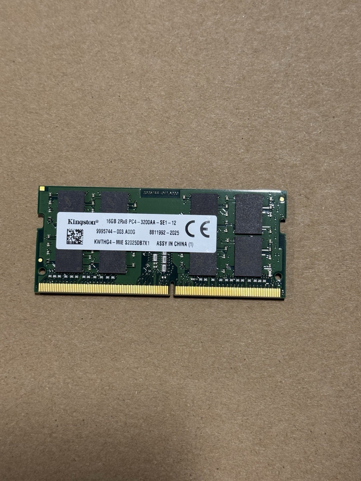 SK Hynix 16GB 2Rx8 PC4-3200AA-SE1-11 DDR4 3200 SODIMM Laptop RAM