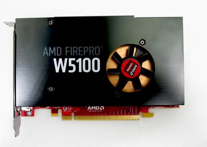 Dell 0W2C47 AMD FirePro W5100 4-Port DP 4GB GDDR5 Video Graphics Card