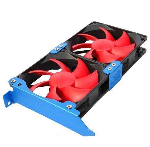 PCI Slot System Video Card Cooling Fan Cooler 2 x 90mm