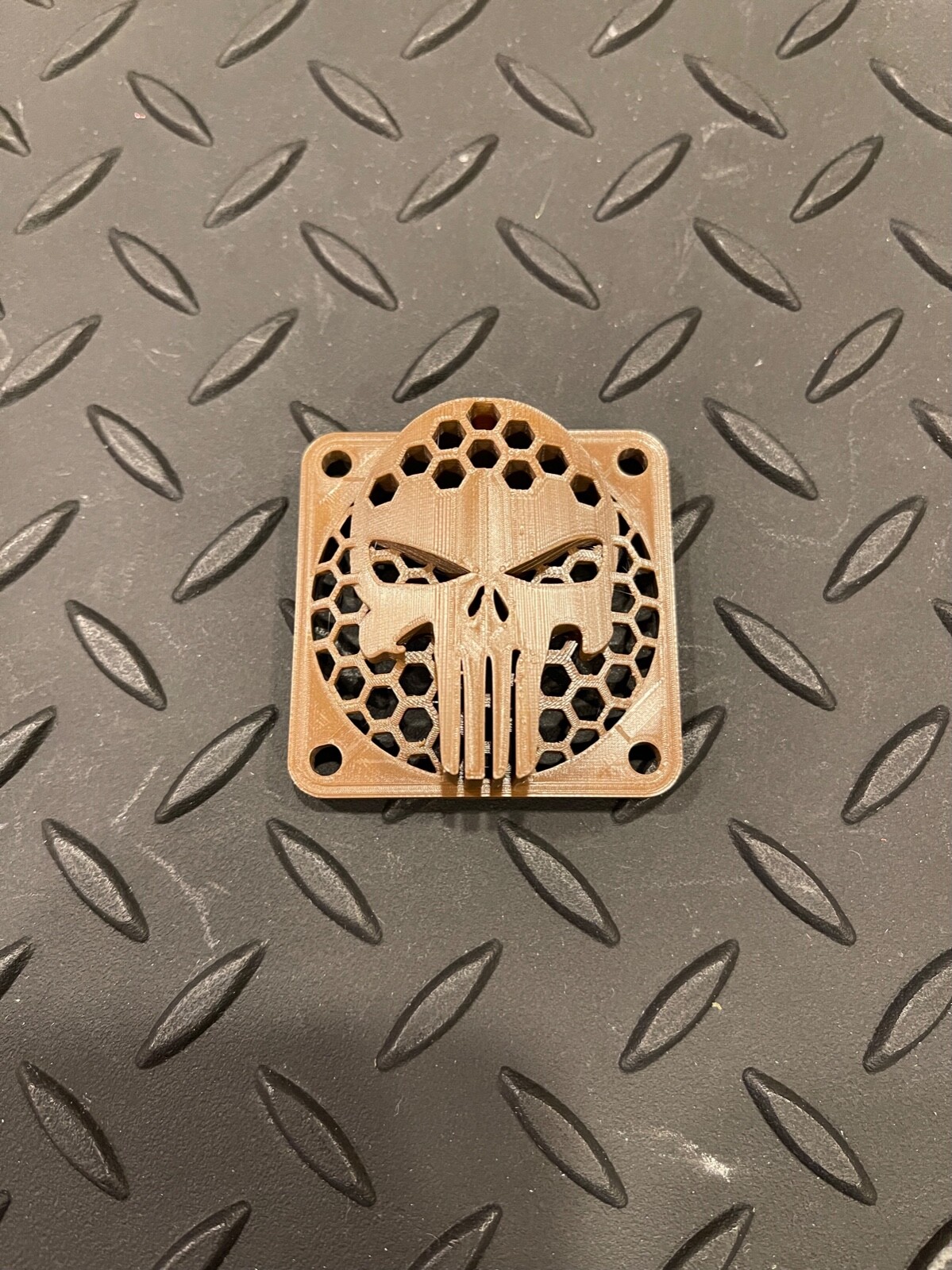 50mm Computer CPU Fan Cover, Kraton Outcast Motor Cooling Fan 3D Punisher Skull