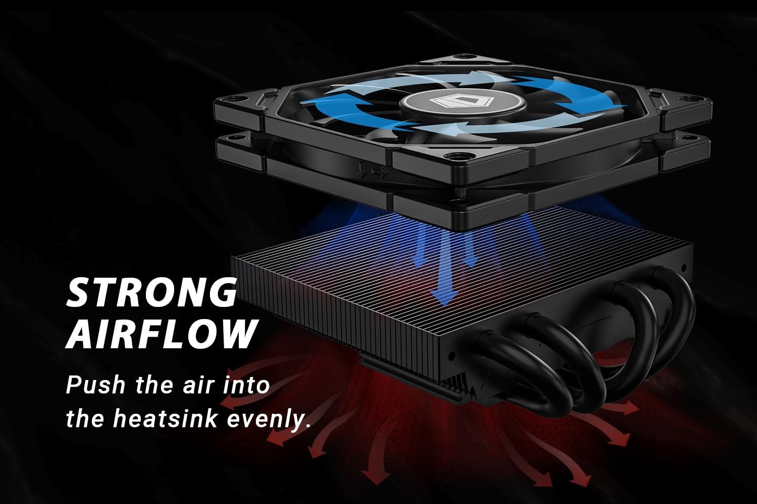 45mm Height Low Profile CPU Cooler – Slim Fan, Intel/AMD*