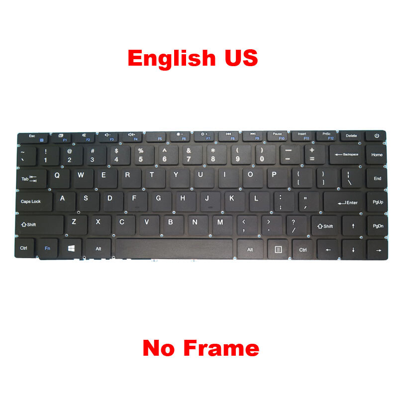 Laptop Keyboard For Teclast F7 Plus 2 14.1′ F7 Plus II United States US Black