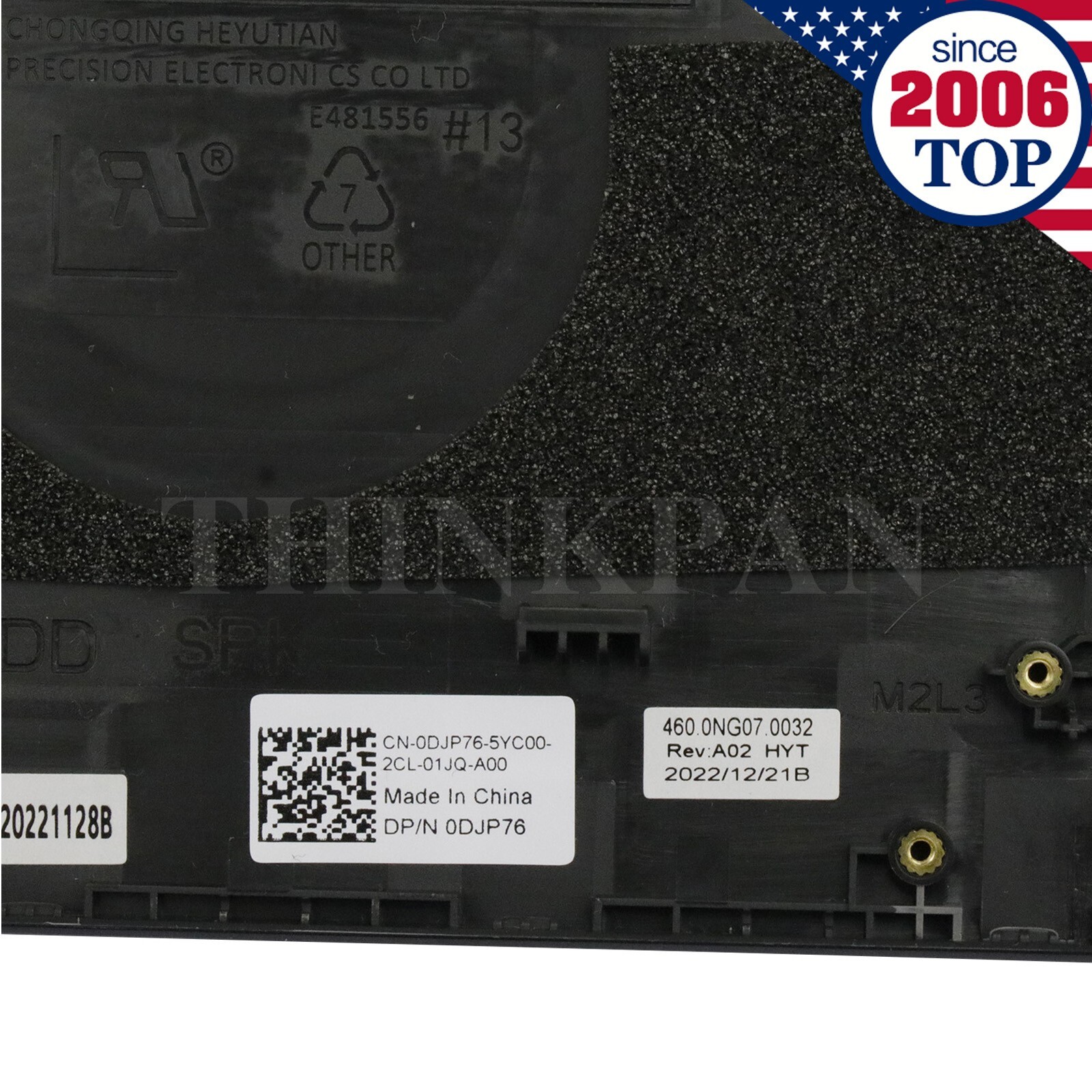 New Dell Latitude 3520 E3520 Laptop Palmrest Backlit Keyboard 0DJP76 Black US