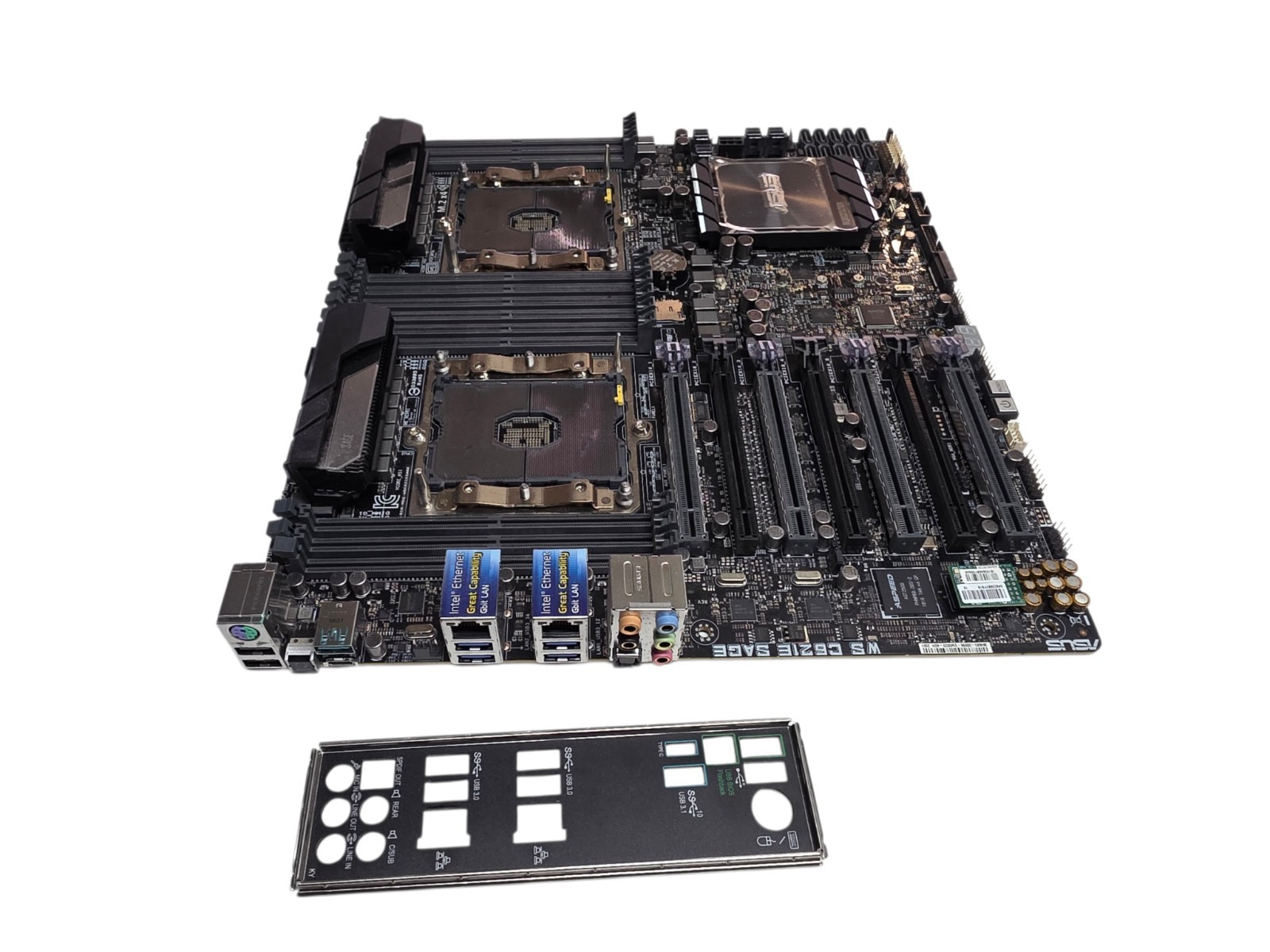 For ASUS WS C621E SAGE Workstation Motherboard Intel C621 LGA 3647 DDR4 Tested