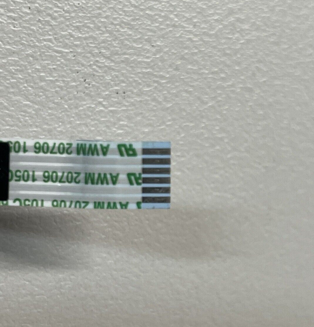 Genuine AWM 20706 6-Pin 115mm x 7mm Flat Ribbon Cable 60V 105C VW-1 E208903-5