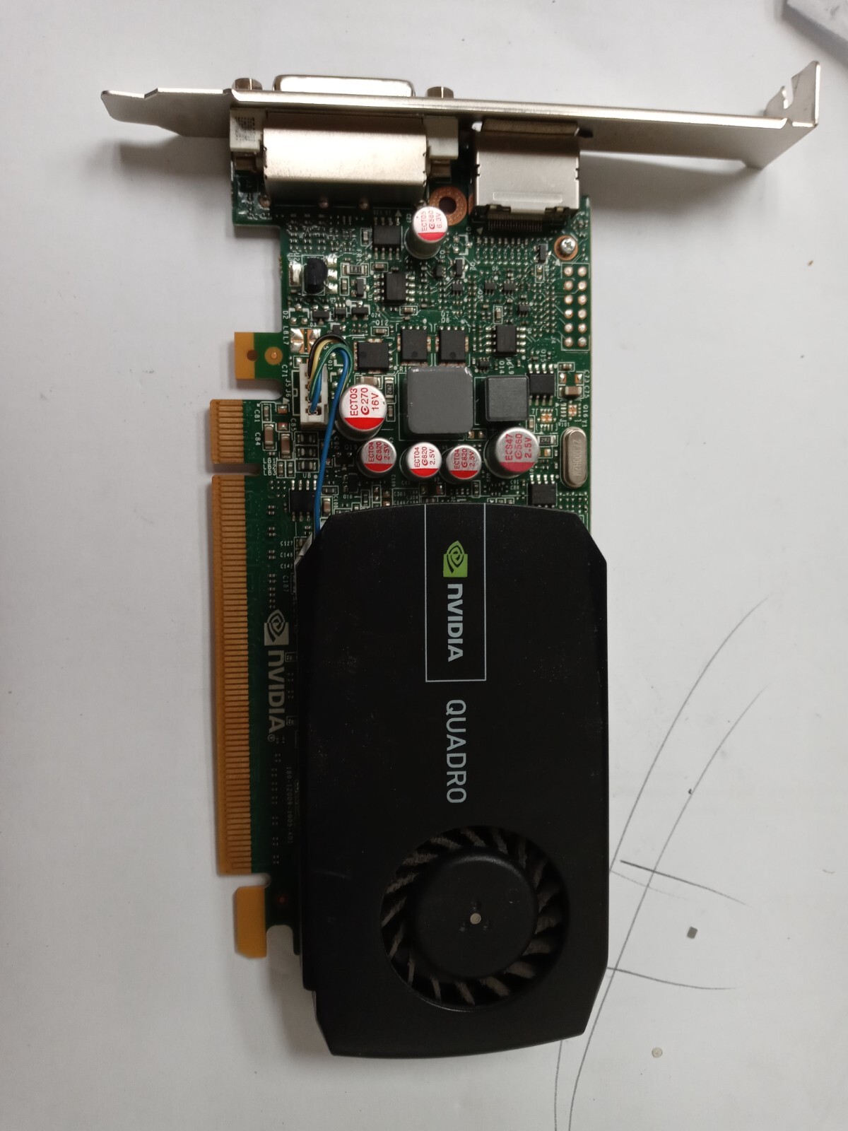 NVIDIA Quadro 600 1GB DDR3 PCI-E 2.0 X 16 Video Card DVI DisplayPort