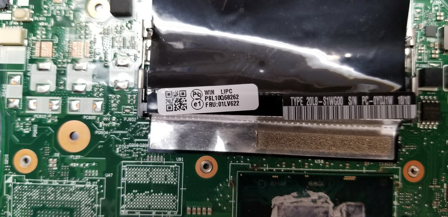Lenovo ThinkPad T480s i5-8350U 1.70 GHz Motherboard 01LV622 NM-B471