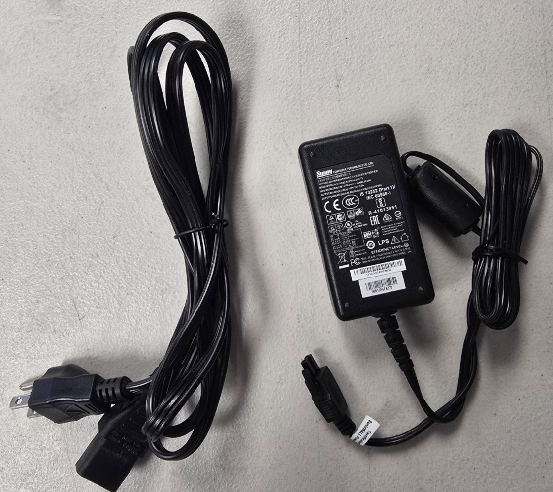 Original Sunny 12V 2A AC Adapter SonicWall Certified Power Supply