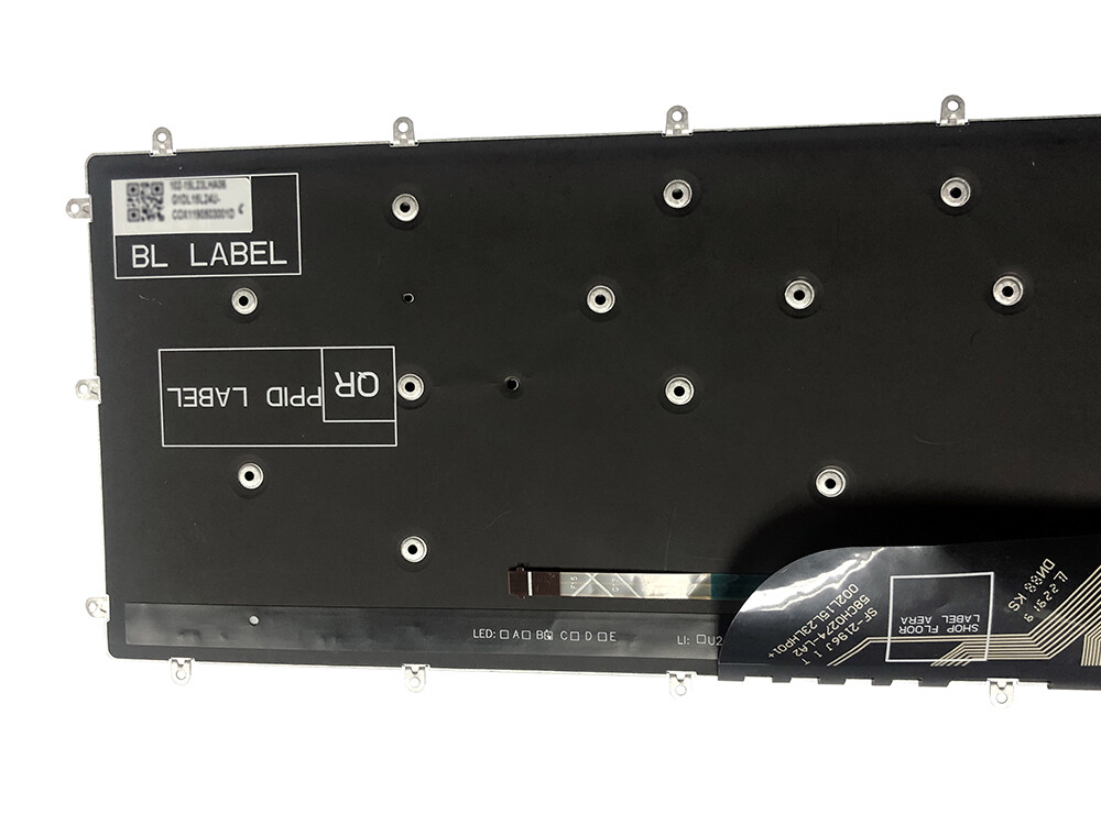 New For DELL Gaming G7 15 7588 G7 7588 7590 7790 white Backlit Keyboard Black