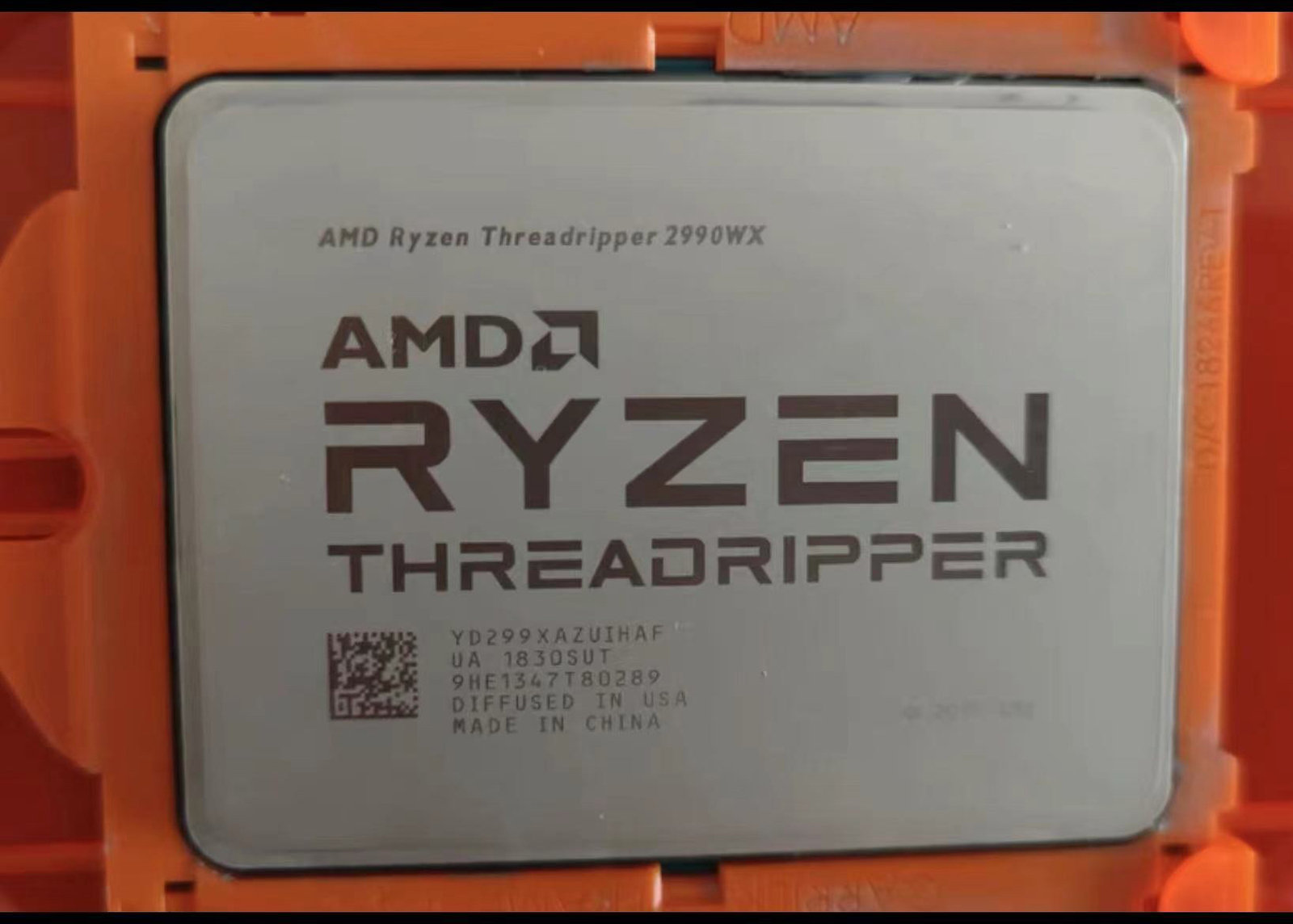 AMD Ryzon Threadripper 2990WX 3.0-4.2GHz 32 core 64MB sTR4 CPU processor 2990wx