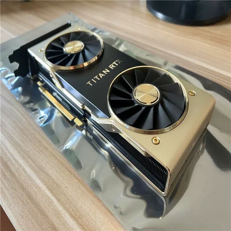 NVIDIA Titan RTX 24GB GPU GDDR6 PCIe 3.0 CUDA