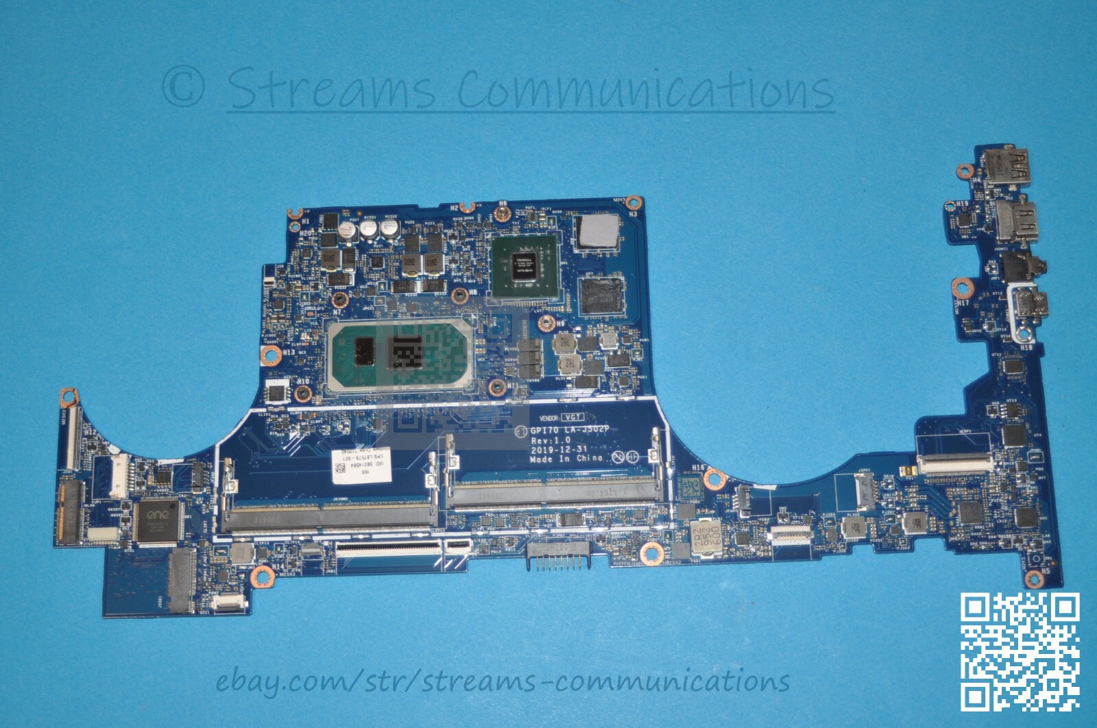HP 17-CG 17M-CG 17-cg0019dx Laptop Motherboard w 10th GEN Intel Core i7-1065G7
