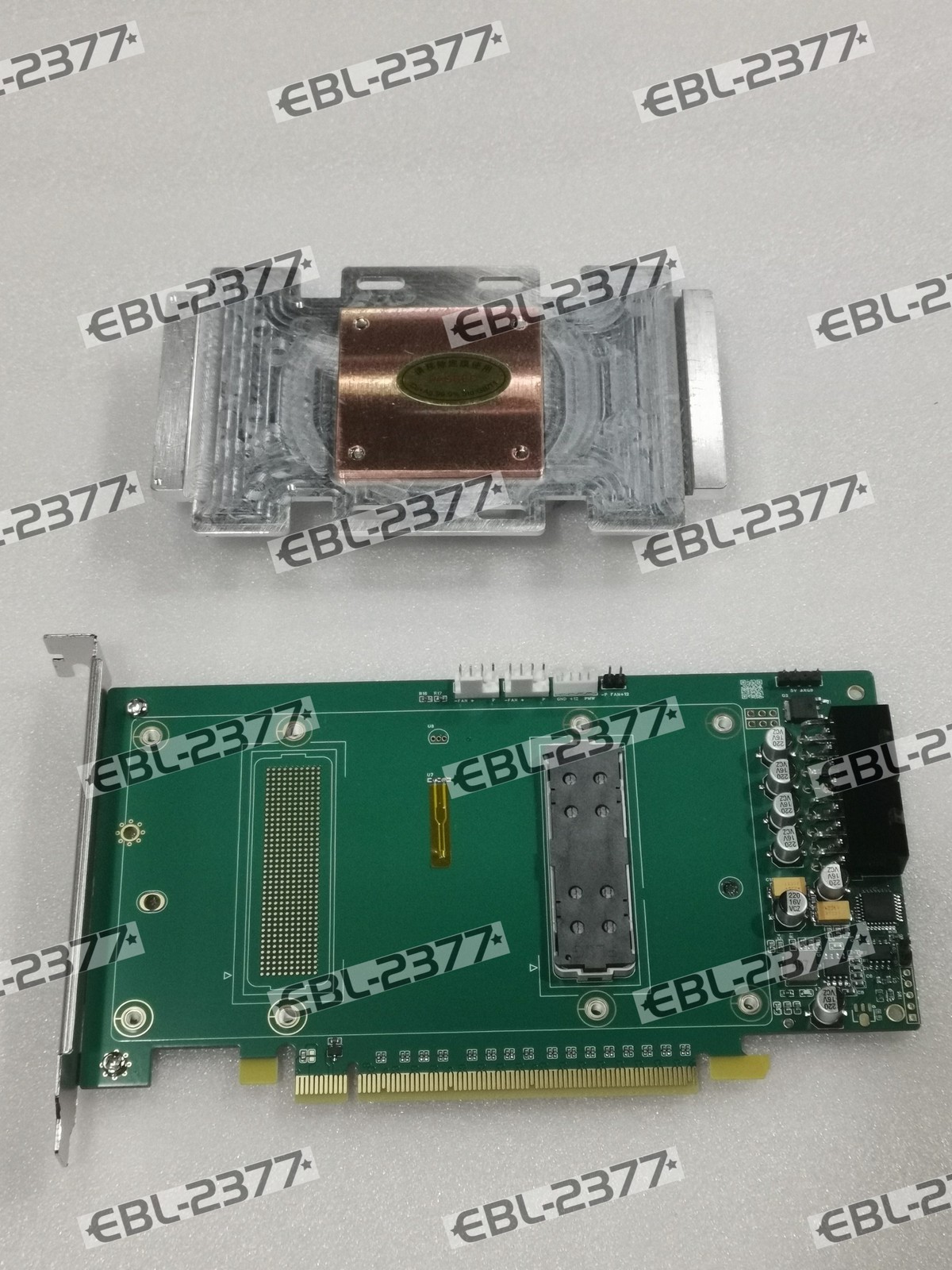 water cooler block+SXM2 To PCIE Adapter Card for Tesla V100 16GB/32GB GPU SXM2