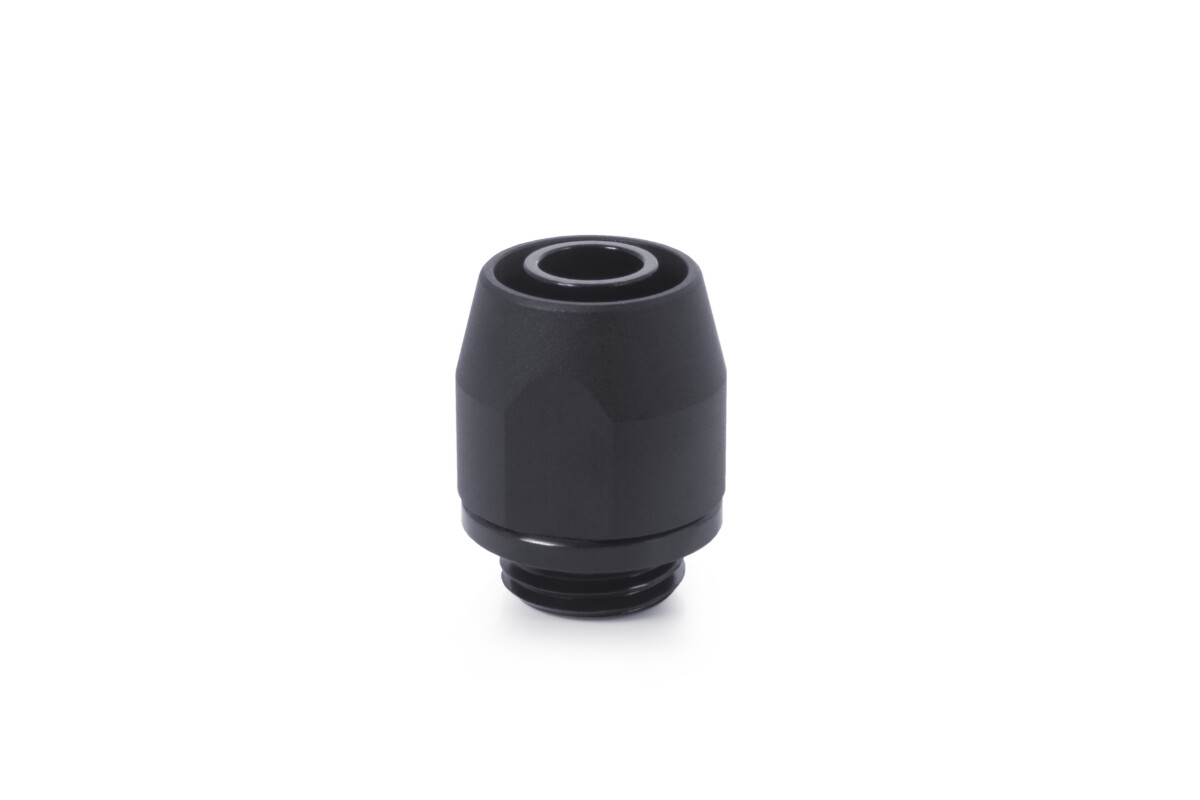 Alphacool HF Screw On Grommet TPV Metal – 12.7/7.6mm Straight – Black