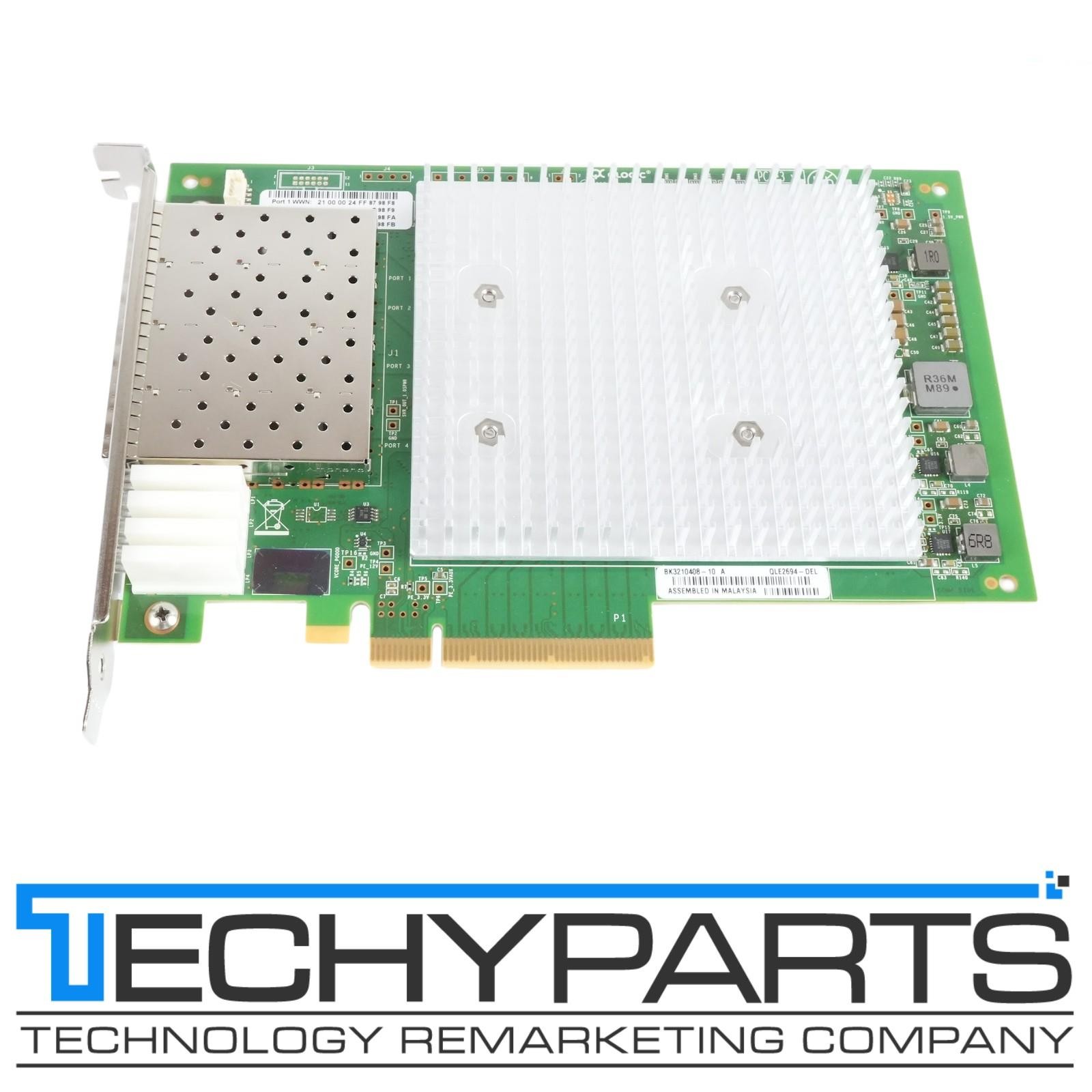 Dell 6WJKM Qlogic QLE2694-DEL 16Gb/s 4-Port SFP+ Fibre Channel PCIe 3.0 x8 HBA