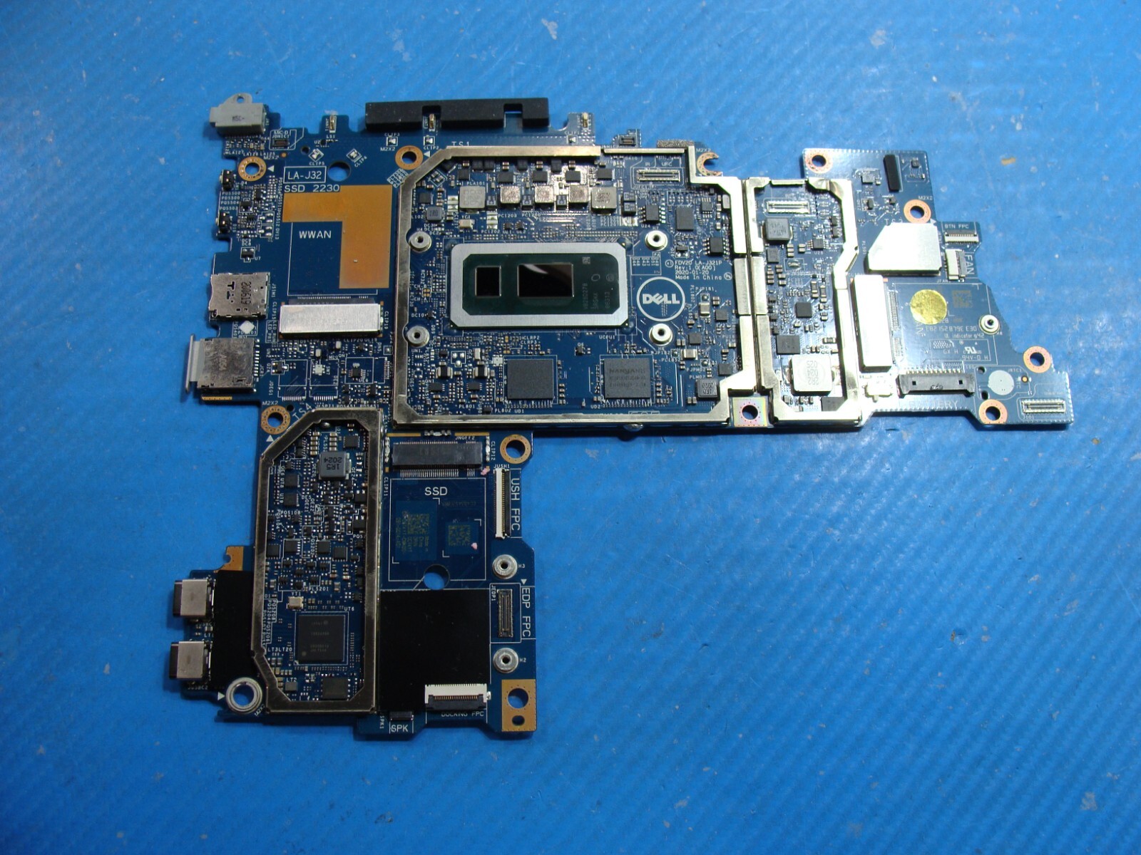 Dell Latitude 12.3” 7210 2in1 Intel i5-10310U 1.7GHz 8GB Motherboard CTKYT