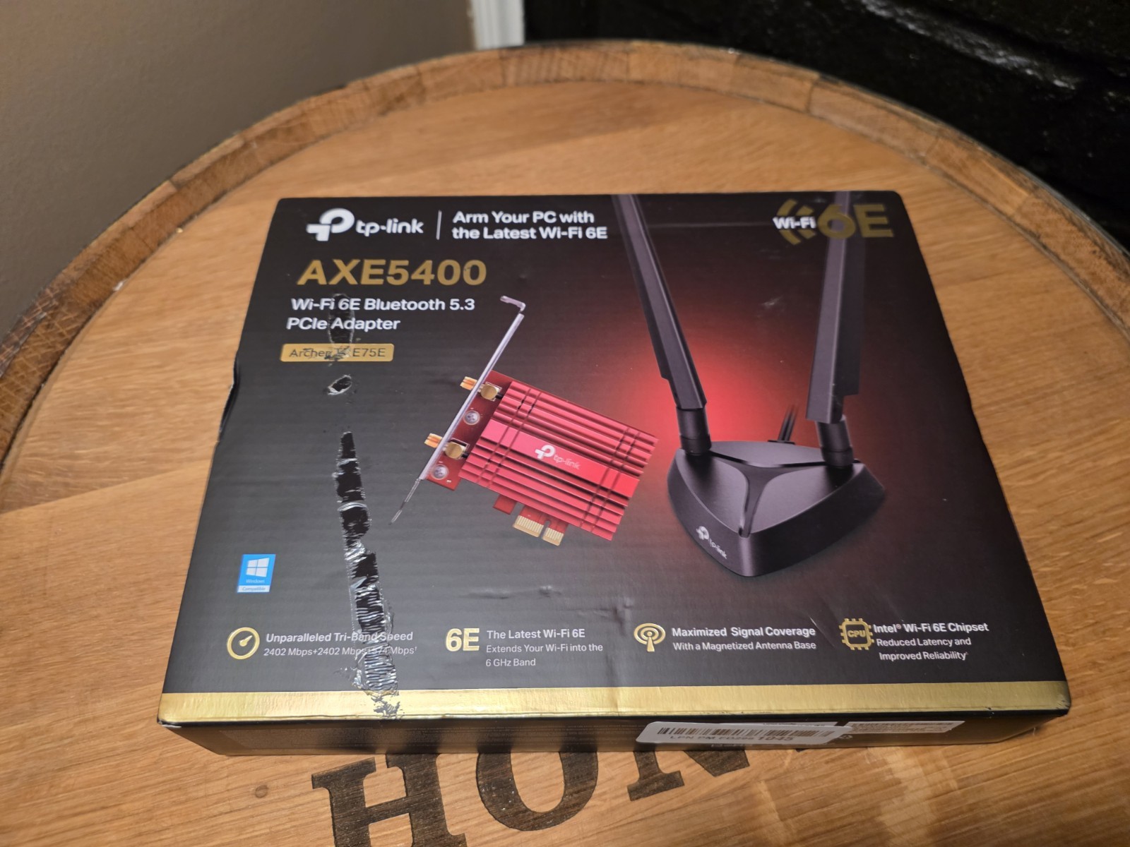 NEW SEALED TP-Link AXE5400 Archer TXE75E WiFi 6E Bluetooth 5.2 PCIe Adapter Card