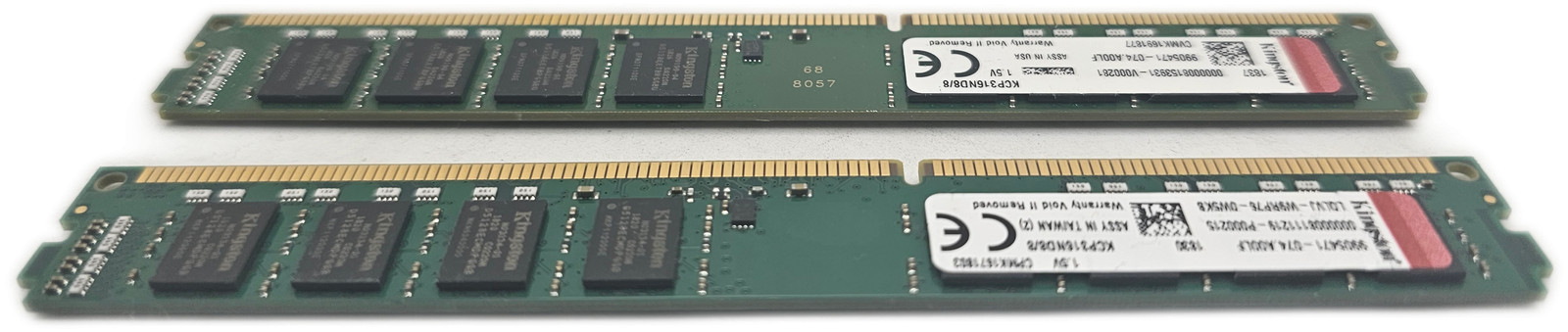 Kingston 8GB PC3-12800U UDIMM 240-Pin Low-Profile Desktop RAM (2x8GB)