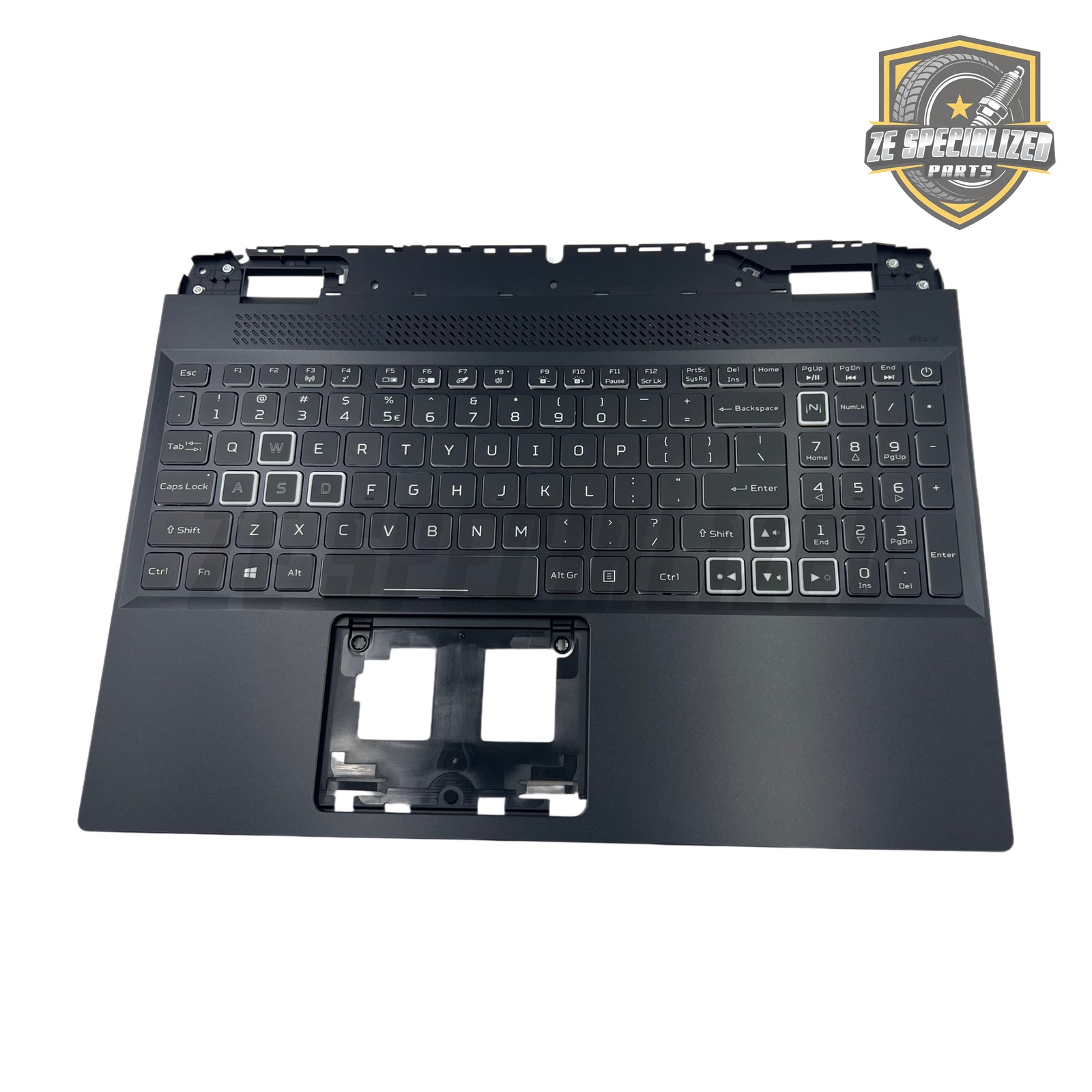 For Acer Nitro 5 AN515-58 Palmrest Top Case Backlit Keyboard White 6B.QFMN2.001