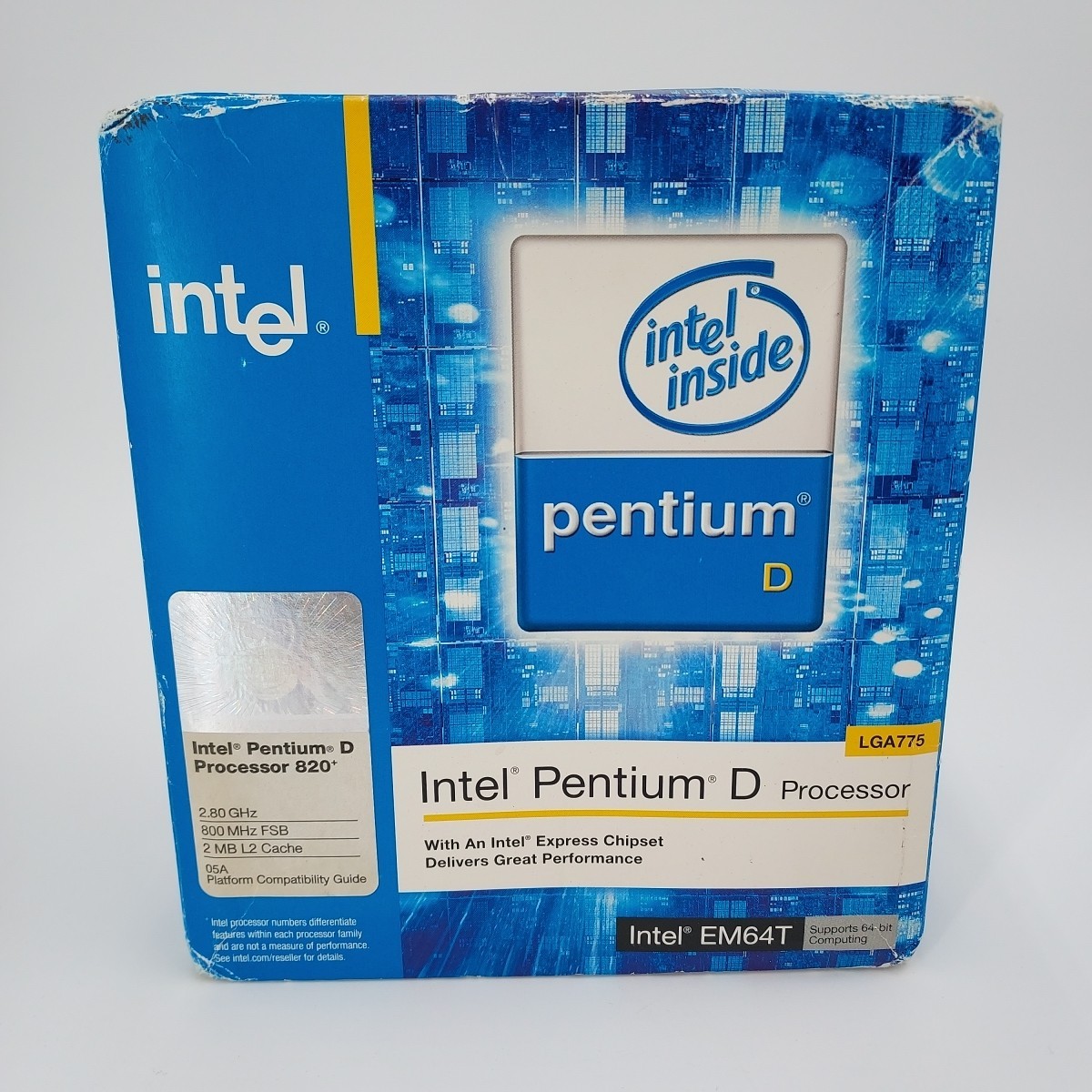 Intel Pentium D Processor 820 (LGA775) – Factory Sealed