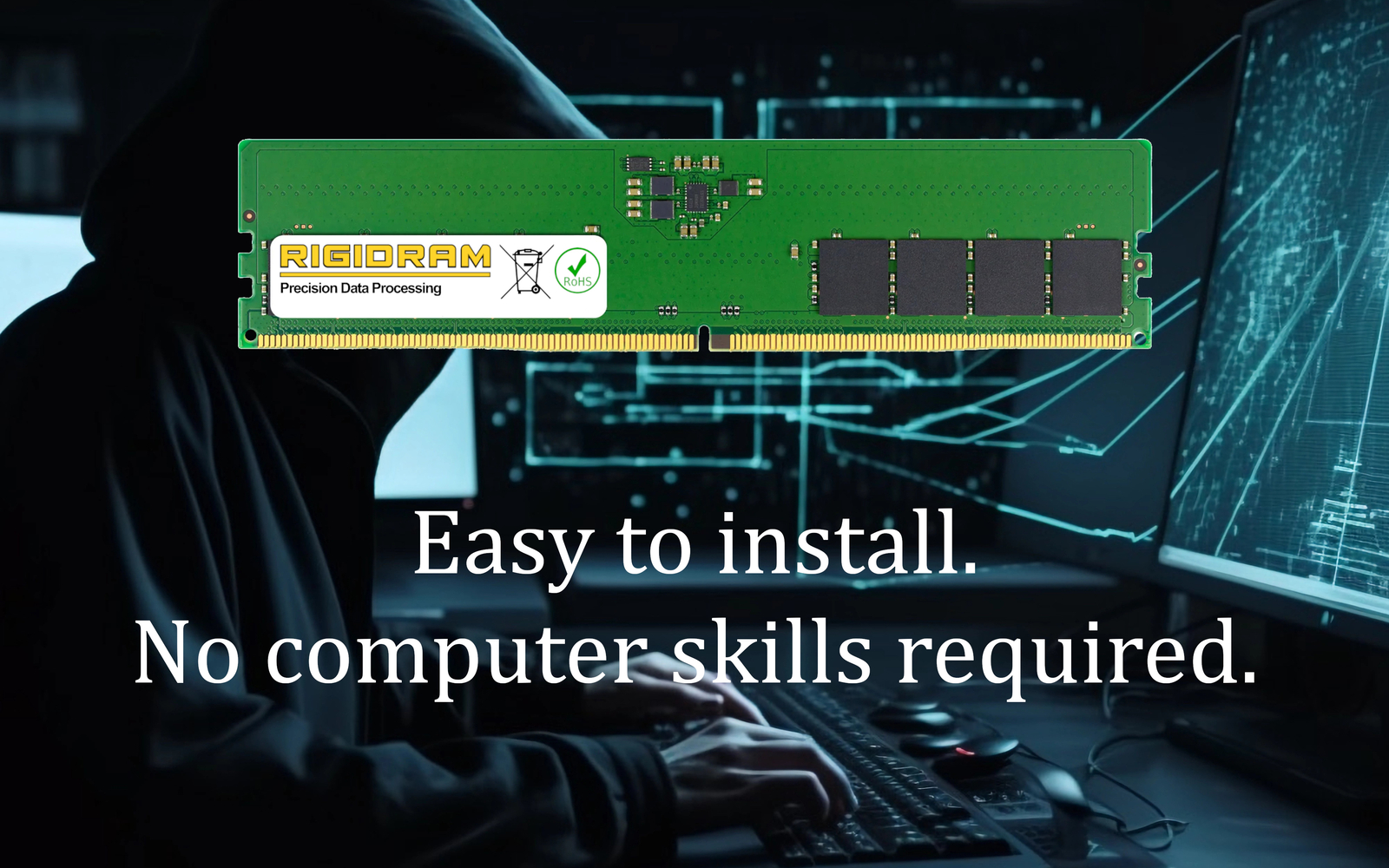 16GB D4EC-2400-16G DDR4 2400MHz ECC UDIMM RAM Memory for Synology