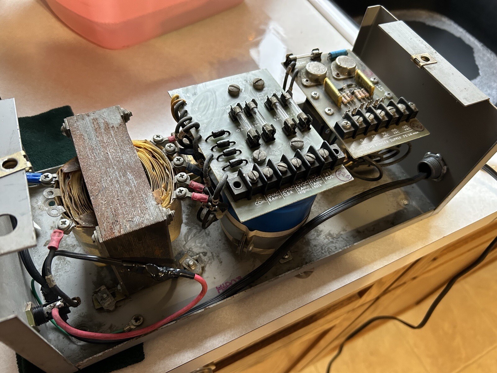 Research Industries Limited PG02A PBX Power Supply 111, 117, 123 VAC Input