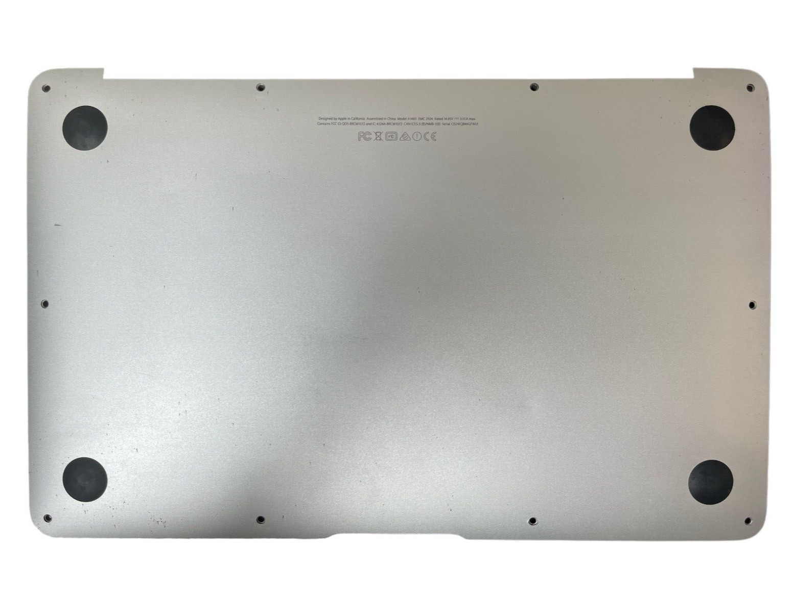Apple Macbook Air A1465 11.6″ Early 2014 15 Laptop Case Bottom Silver 604-4426-C