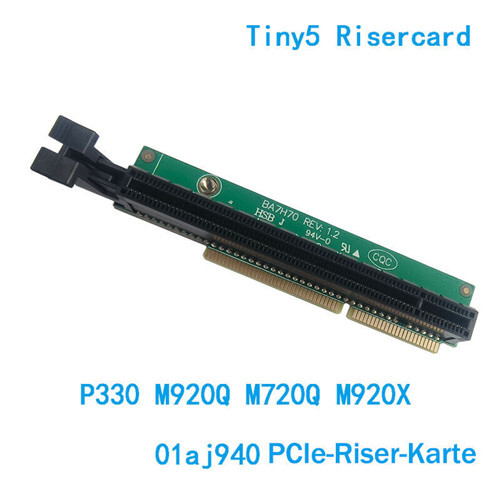 Expansion Riser Card For Lenovo ThinkCentre M920q M910X M720Q P330 Tiny5 PCIE16
