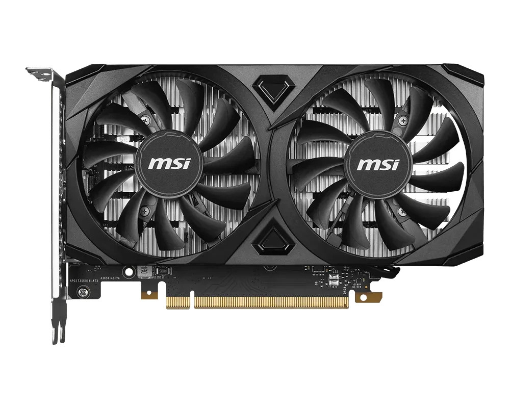MSI Ventus GeForce RTX 3050 6GB GDDR6 PCI Express 4.0 x8 ATX Graphics Card RTX
