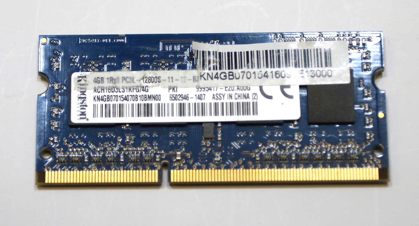 kingston 4GB KN4GB070154070B PC3L-12800S DDR3L Laptop Memory RAM