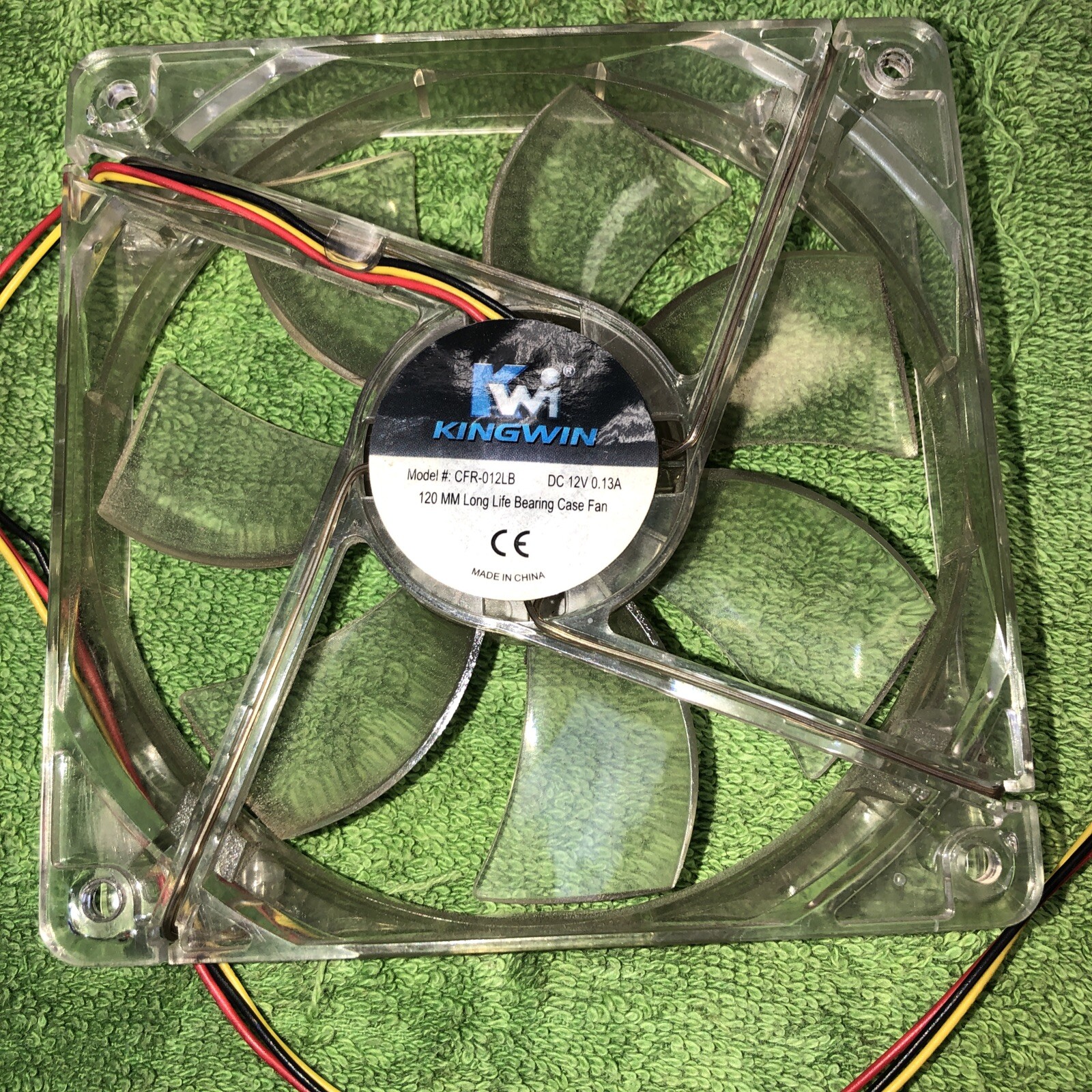 Kingwin 120mm Long-Life Bearing LED Case Fan CFBL-012LB
