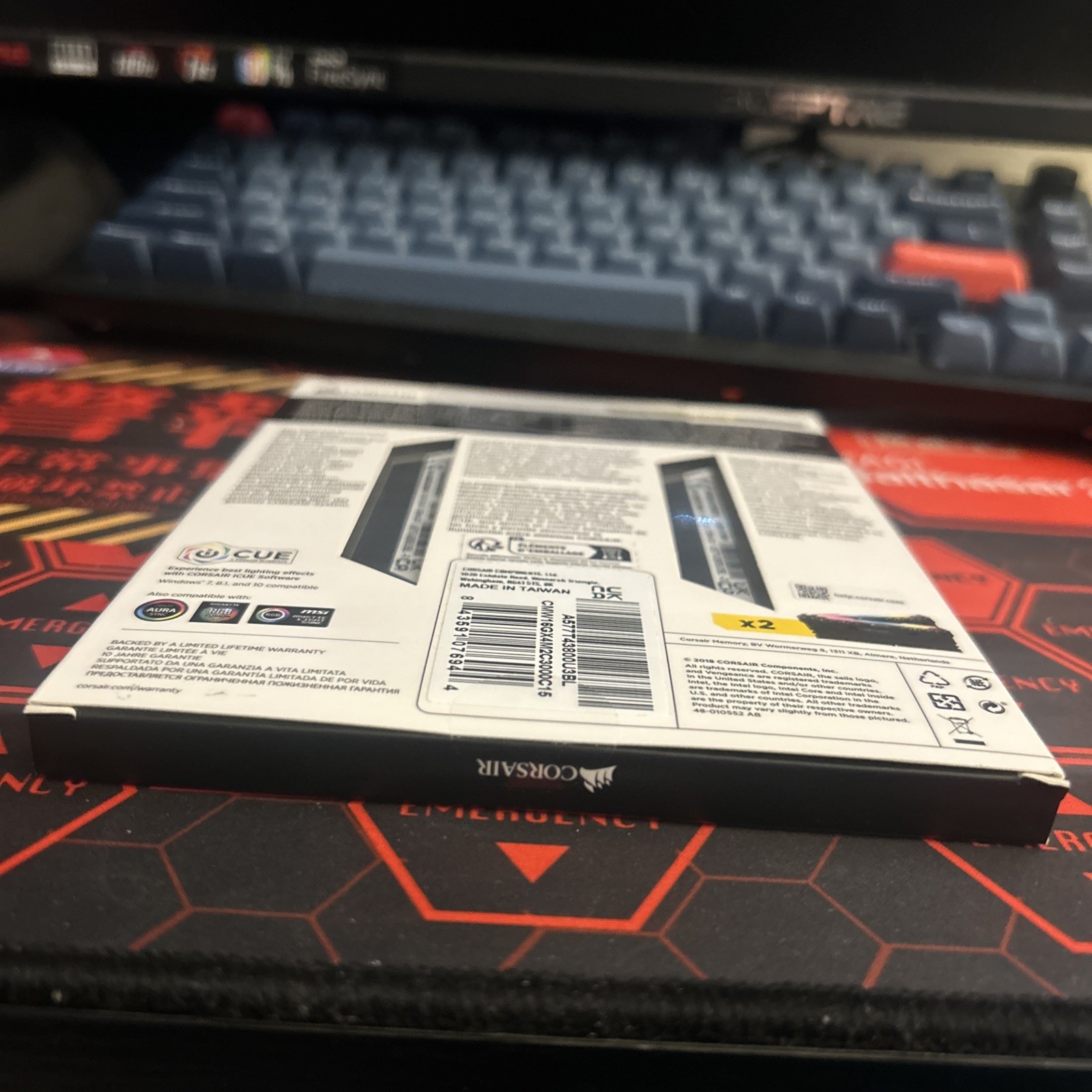 Corsair Vengeance RGB PRO DDR4 16GB (2x8GB) 3000MHz DIMM Intel XMP RAM