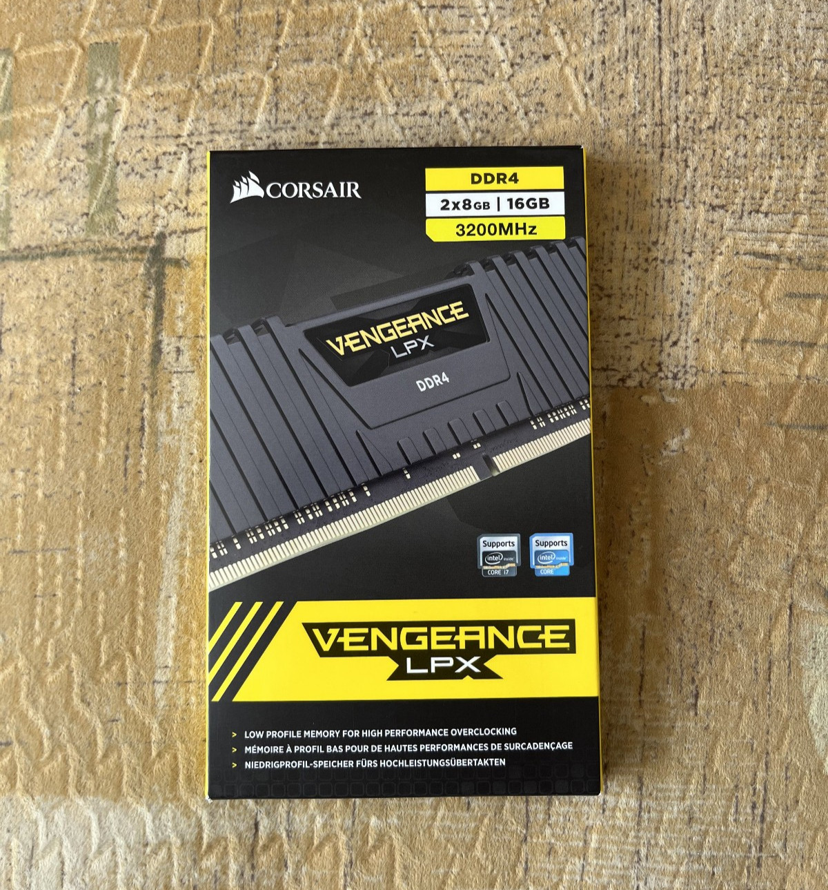 Corsair Vengeance LPX 16GB (2x8GB) Kit DDR4-3200 C16 XMP 2.0 CMK16GX4M2B3200C16