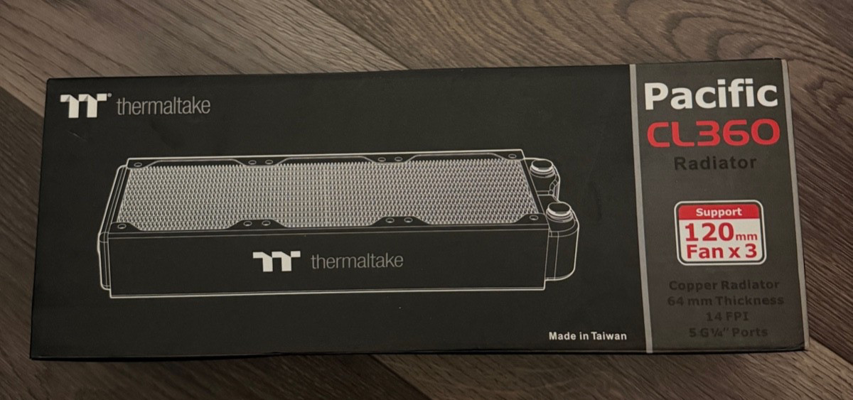 Thermaltake CL360 Copper/Bracss/Stainless Steel Radiator, CL-W191-CU00BL-A