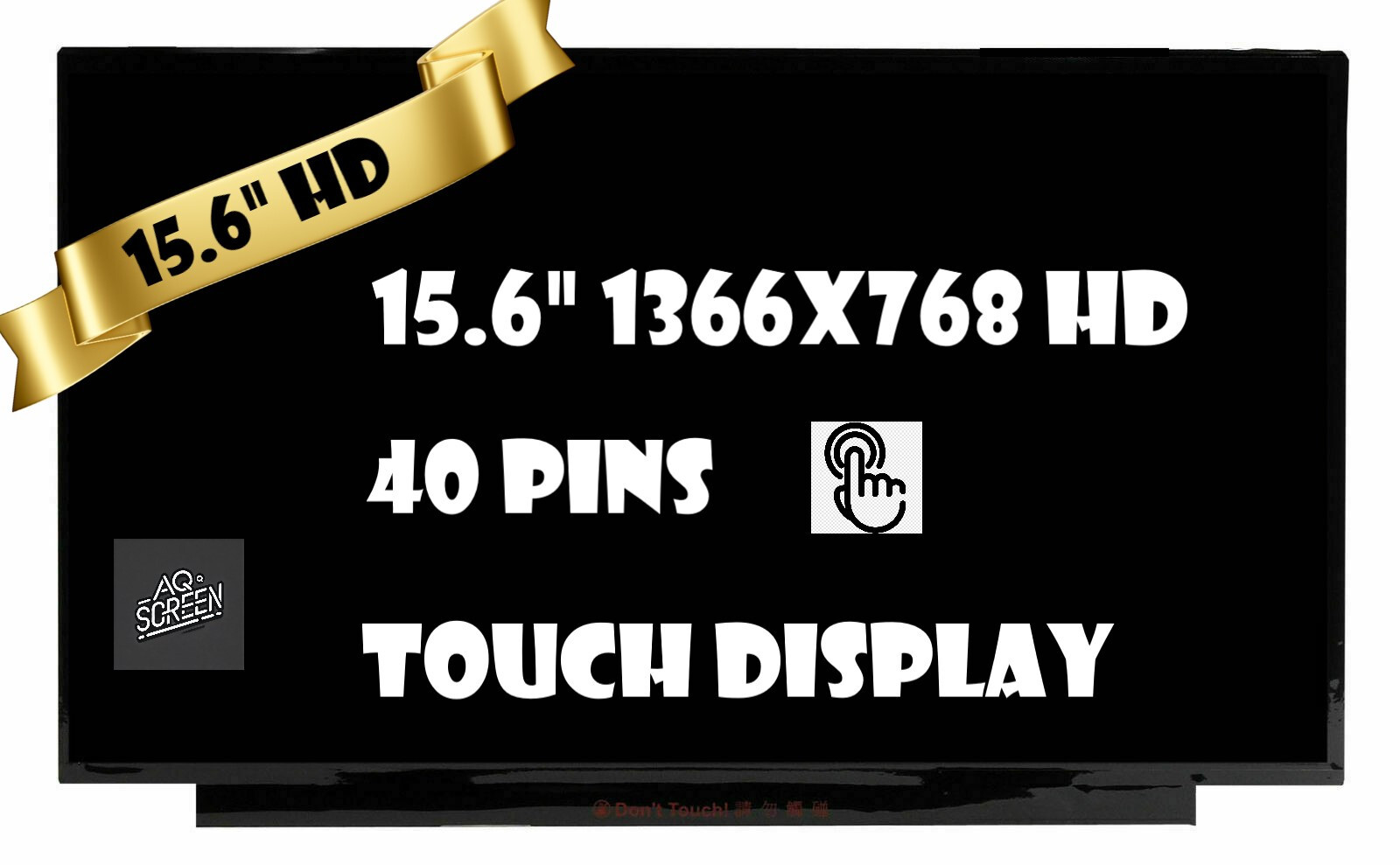 M29207-001 LCD Touch Screen Assembly 15.6» HD 40pins NT156WHM-T04 V8.0 for HP