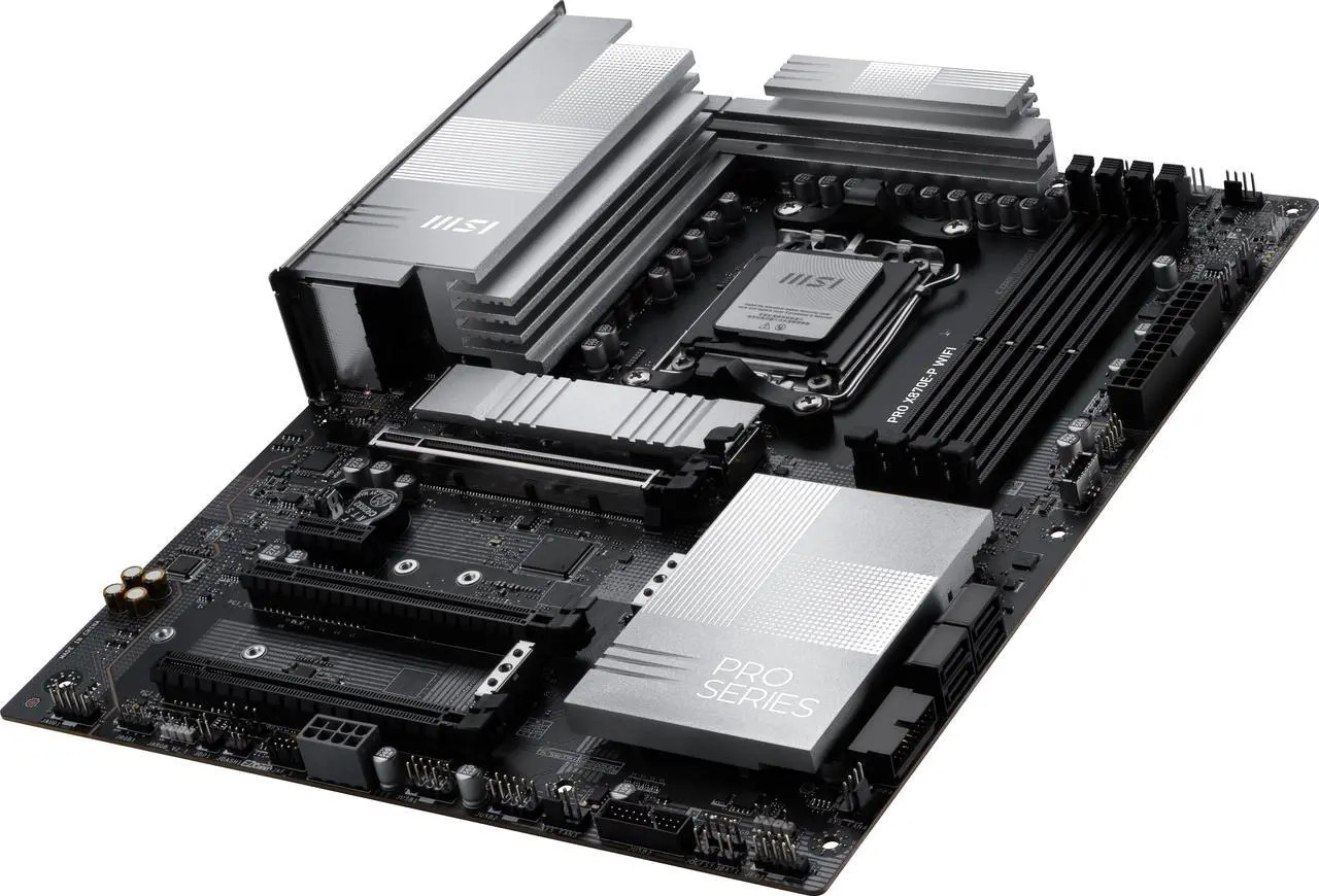 (Factory Refurbished) MSI PRO X870E-P WIFI Wi-Fi 7 M.2 AM5 ATX AMD Motherboard