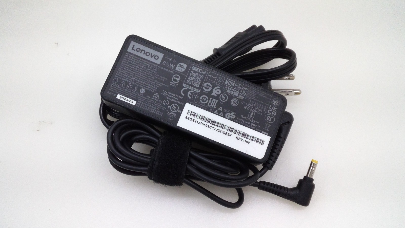 Genuine Lenovo Ideapad 65W Power Adapter AC 20V 3.25A 5A11H02883 ADLX65NCC3A